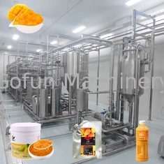 Linea di trasformazione frutta fresca dell'inceppamento industriale del mango 100T/D che fa macchina