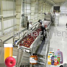 Linea di trasformazione frutta fredda Juice Processing Line di Apple di SUS 304 di norma alimentare della stampa