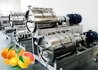 Linea di trasformazione attrezzatura di elaborazione automatica del succo d'arancia 10T/H dell'agrume chiavi in mano SS304