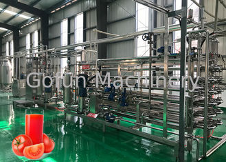 Linea di produzione automatica della salsa al pomodoro SUS304 risparmio 440V dell'acqua