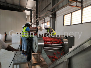 La linea di trasformazione l'acqua del pomodoro del Sus 403 di produzione 15kw della salsa ricicla