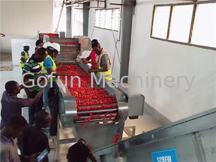 Bustina che sterilizza la linea di produzione della passata di pomodoro 150t/D