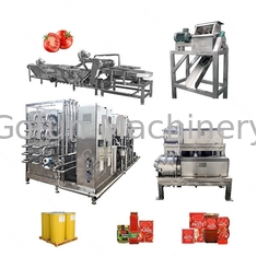 380V macchina di lavorazione della pasta di pomodoro completamente automatica risparmio d'acqua per fabbrica