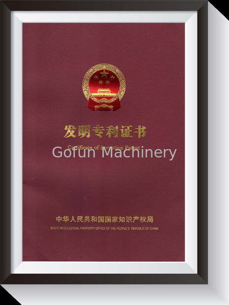 Porcellana Shanghai Gofun Machinery Co., Ltd. Certificazioni
