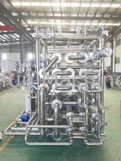 Succo / latticini / bevande / sciroppo macchina di sterilizzazione tubolare 304 in acciaio inossidabile